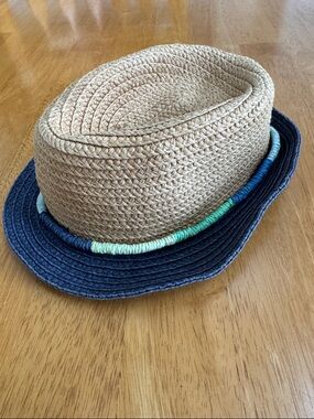 Little Boys Fedora Straw Hat Perfect for Spring Summer Vacation Sun Protection